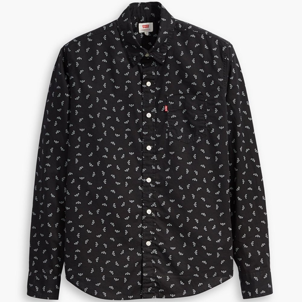 New! Levi's UFO Flying Saucer Button Front Shirt